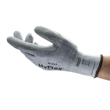 Handschoen HyFlex® 11-727 snijbestendig grijs